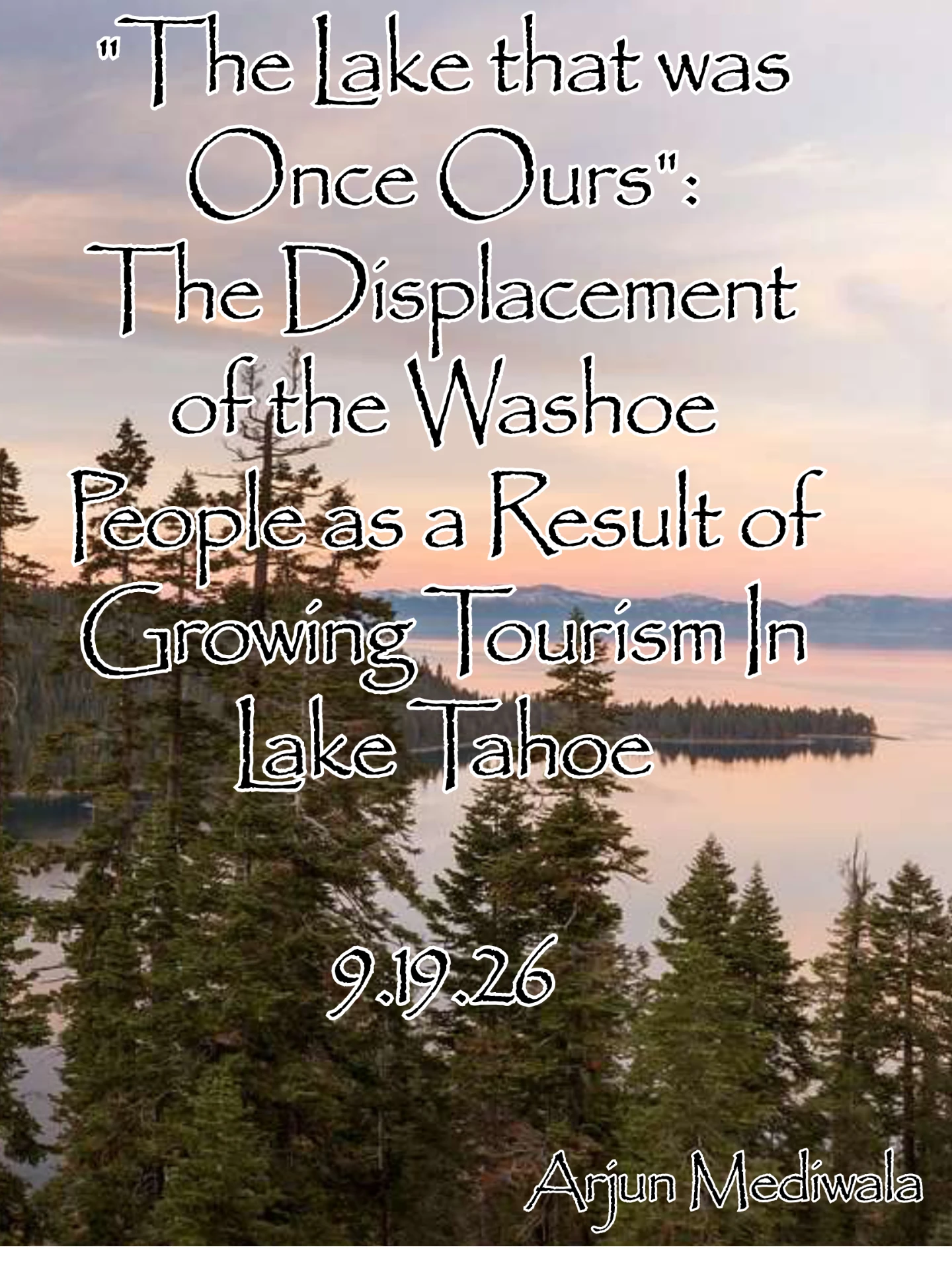 The Lake that was Once Ours poster